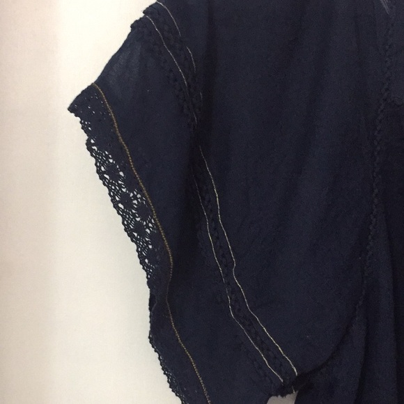 Jessica Simpson Navy Blue Boho Top 2for$10 - Picture 9 of 12